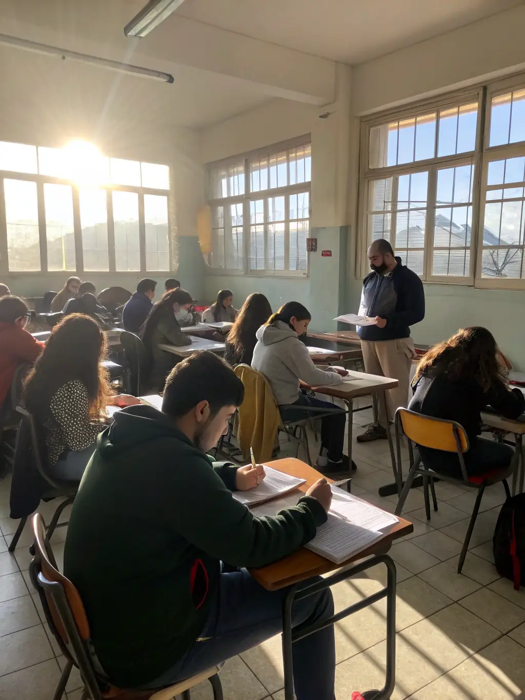 Students participating in a workshop focused on leadership and personal development skills.